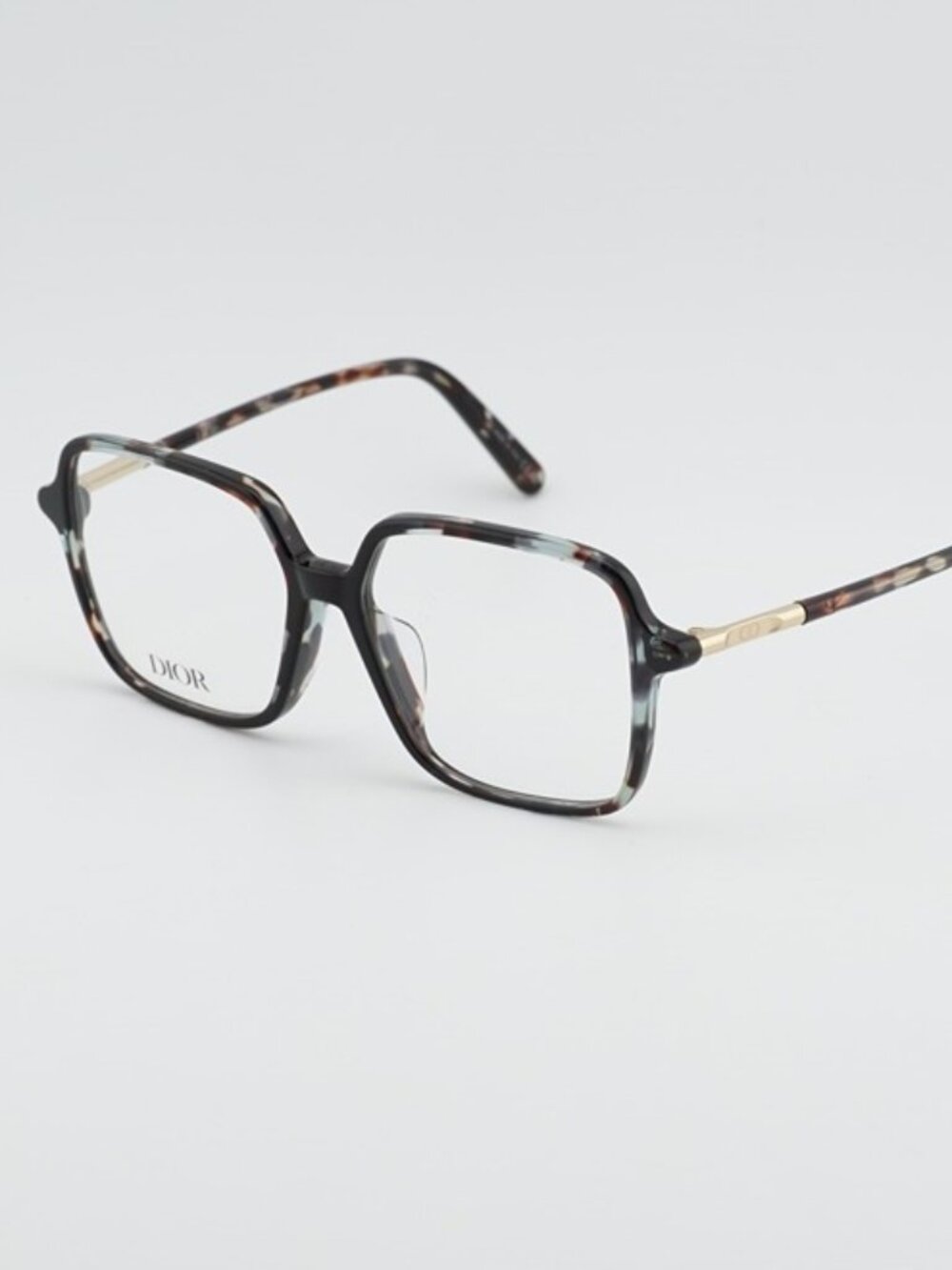 DIOR MINI CD O S2F 2800 Eyeglasses Havana 53mm Square Frame